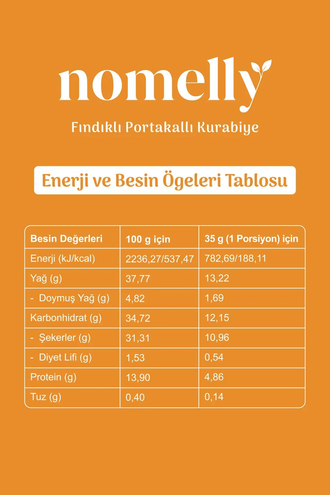 28'li Fındıklı ve Portakallı Glütensiz Kurabiye 6