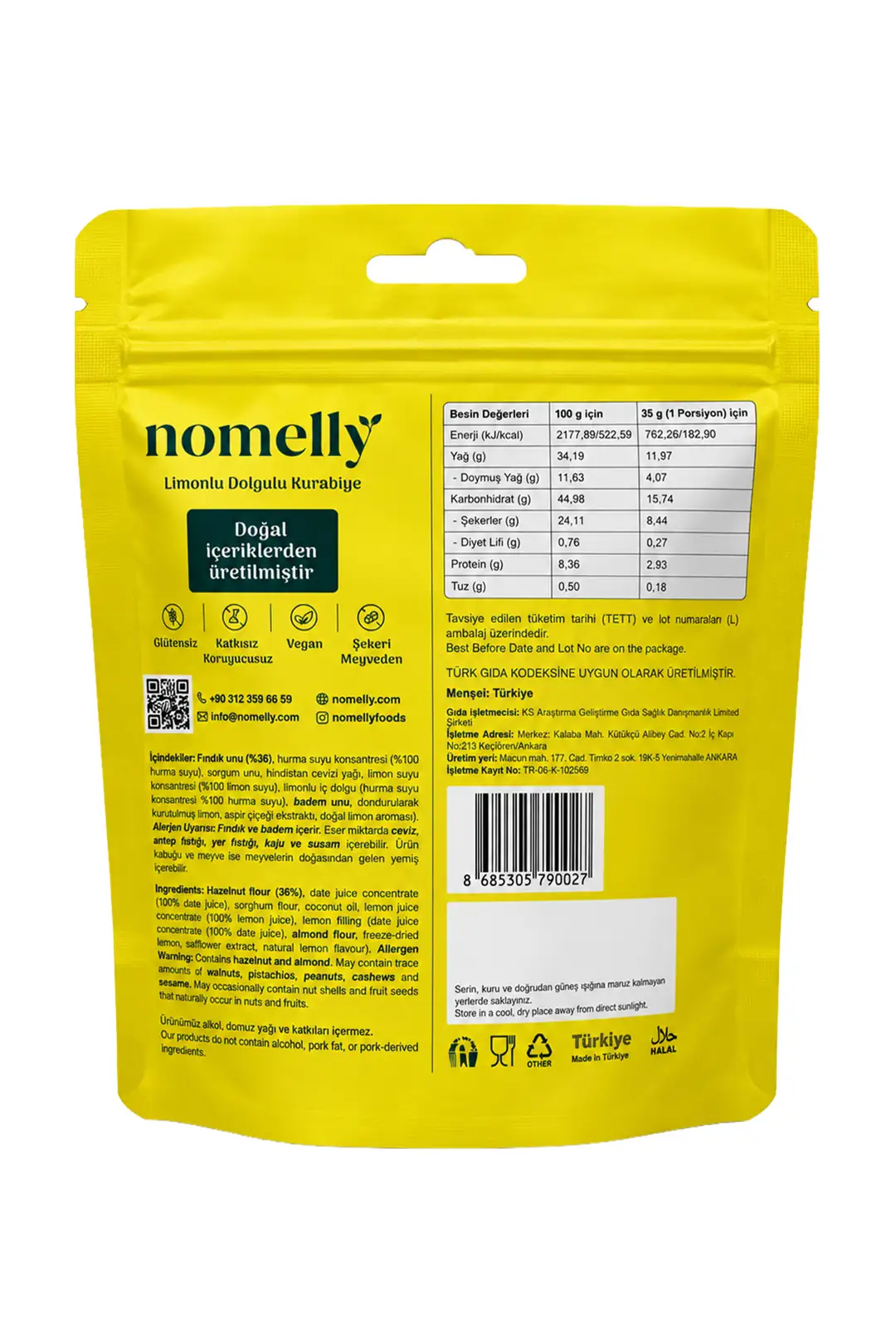 Limonlu ve Dolgulu Glütensiz Kurabiye 5