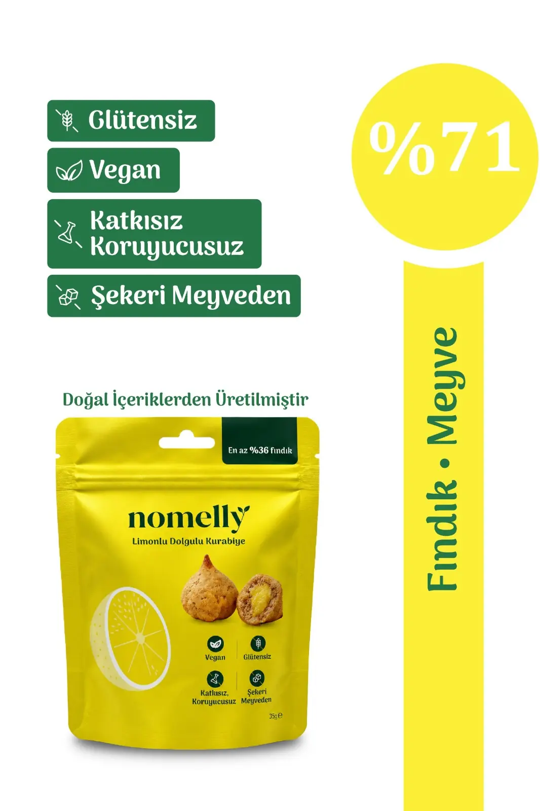 Limonlu ve Dolgulu Glütensiz Kurabiye 1