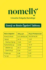 14'lü Limonlu ve Dolgulu Glütensiz Kurabiye 6