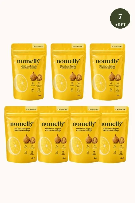 7'li Limonlu ve Dolgulu Glütensiz Kurabiye
