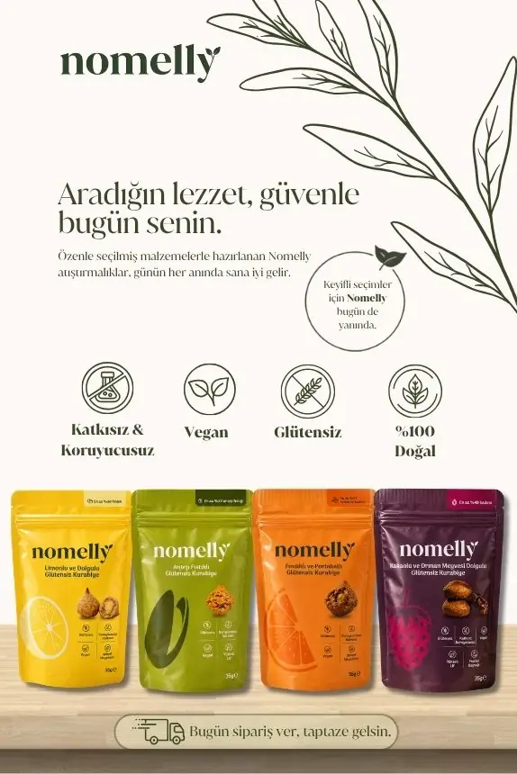 7'li Kakaolu ve Orman Meyvesi Dolgulu Glütensiz Kurabiye 5